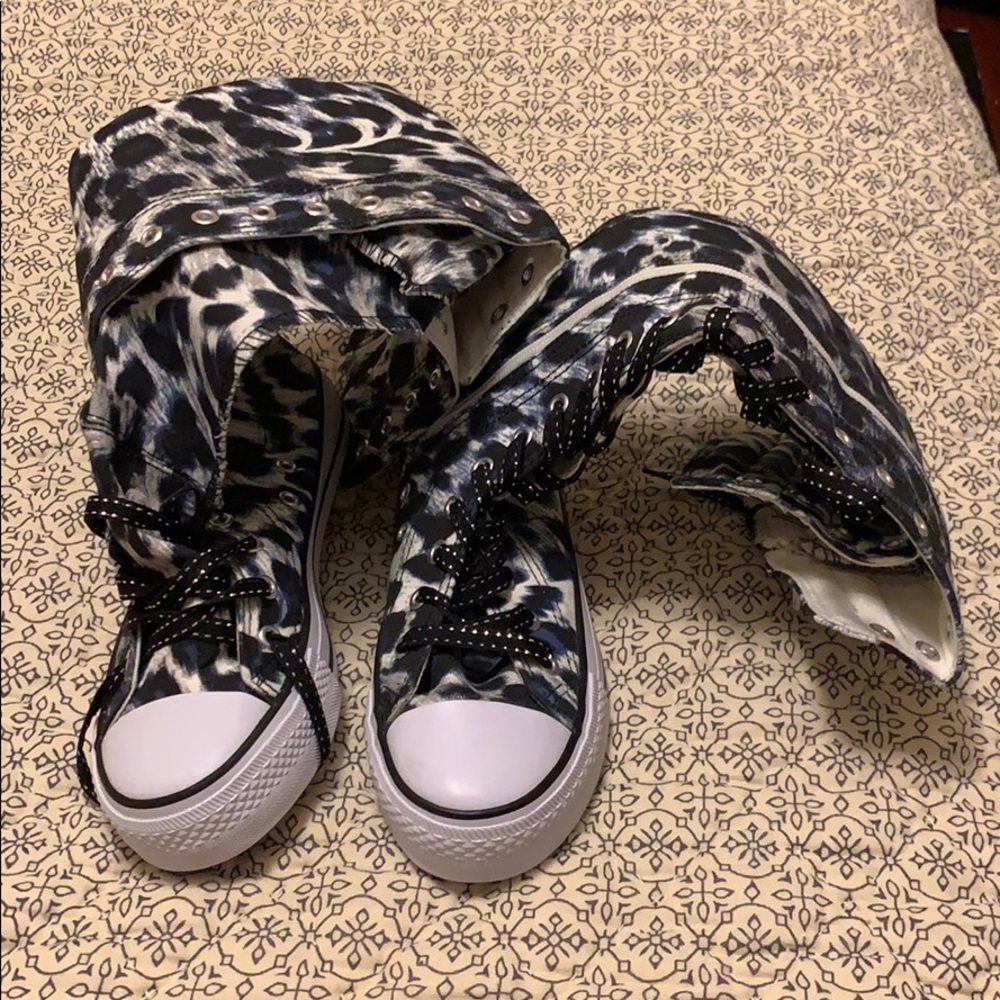 Ladies Canvas Sneakers Boots